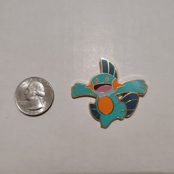 Pokemon Marshtomp Enamel Pin Official Nintendo Collectible Lapel Badge Figure - Picture 2 of 3